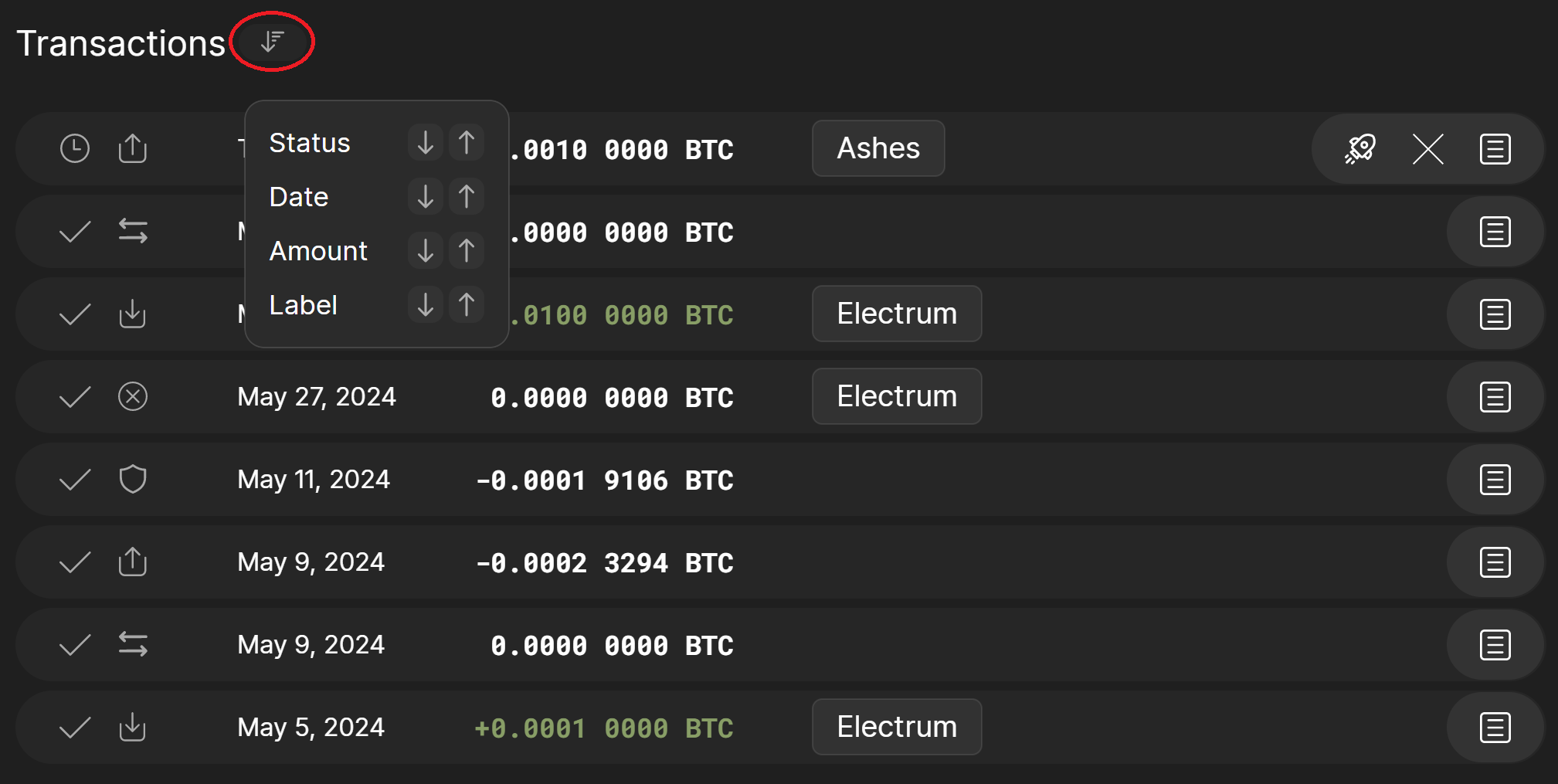 Sort Date Column